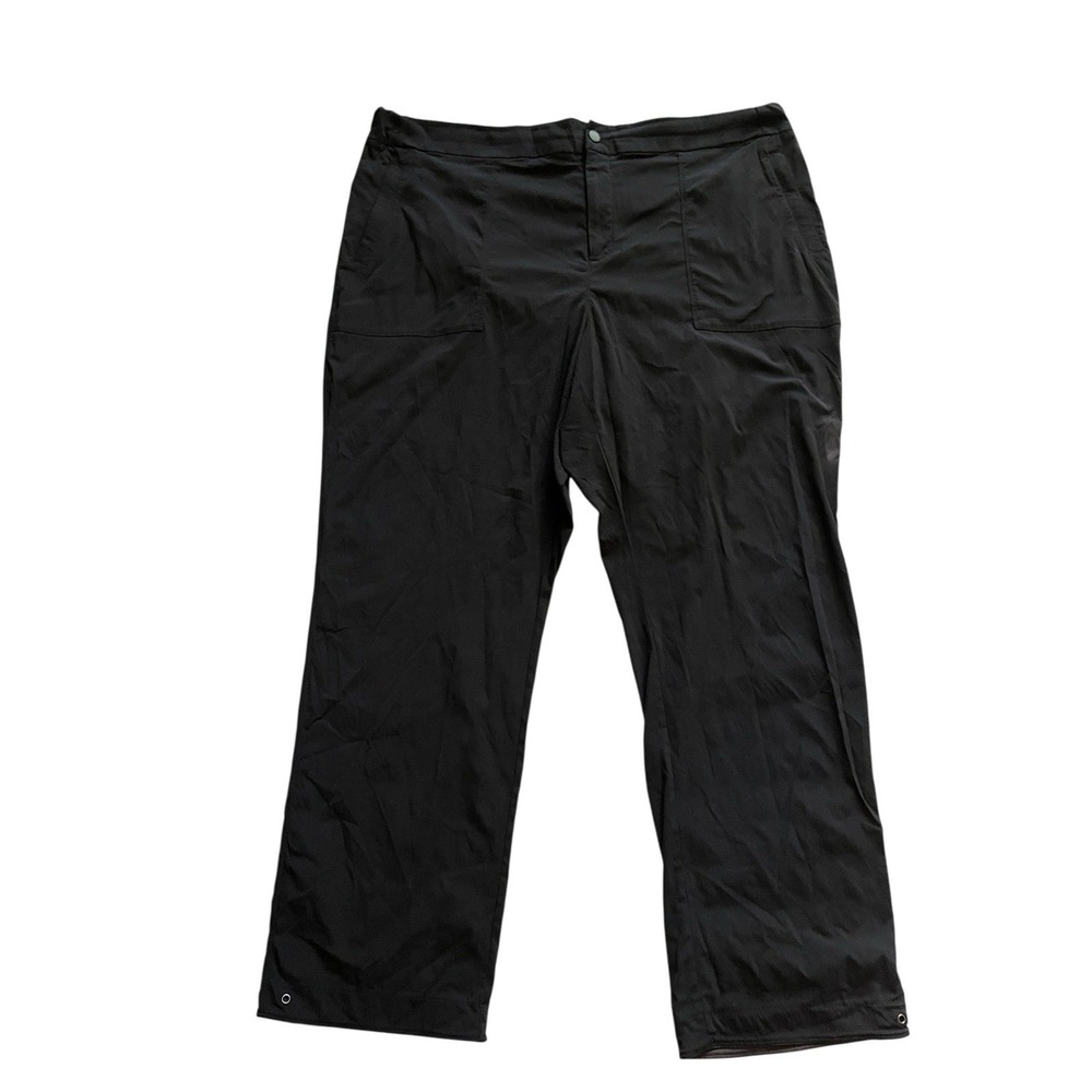 Athleta Women's Size 26‎ Trekkie Hike Pant Black Technical Lightweight Outdoor
